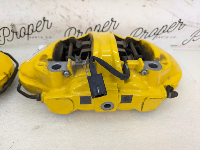 2018-2024 Alfa Romeo Stelvio 2.0 Brembo Front Caliper Set Left Right Yellow