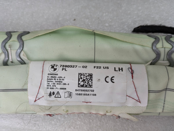 BMW F22 228xi 230xi M235xi M240xi F87 M2 Left/Driver Side Roof Curtain Airbag 7390327