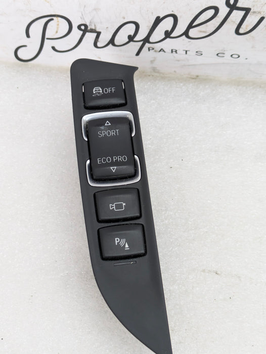 BMW F30 340xi Center Console Driver Mode Select Buttons 9252913