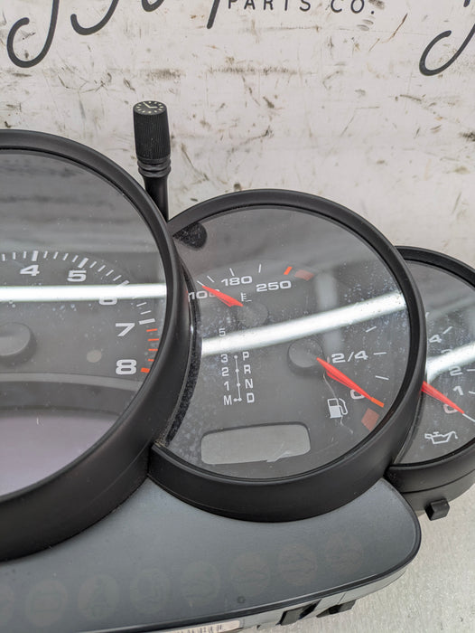 Porsche 996.2 911 Carrera 4 Automatic Tiptronic Instrument Gauge Cluster Tachometer Speedometer MPH 9966412240370C