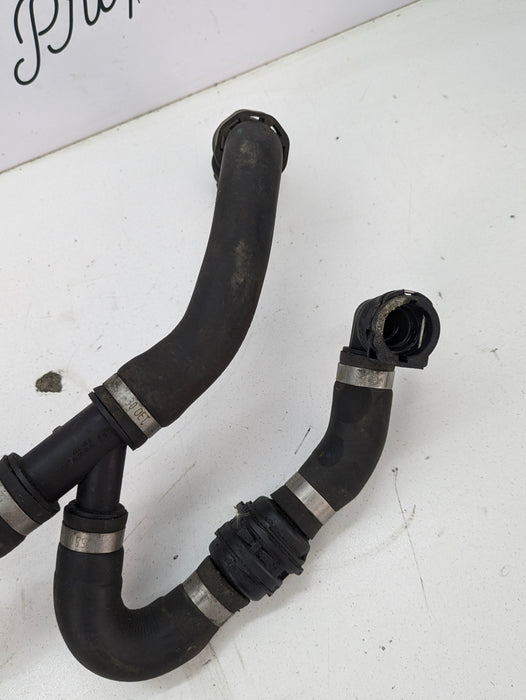 2011 BMW E90 335xi N55 Engine Heater Core Return Line Hose Pipe 9222129
