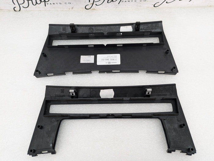 BMW E60 E61 530xi Aluminum Cube Pure Interior Trim Set 10 Pieces