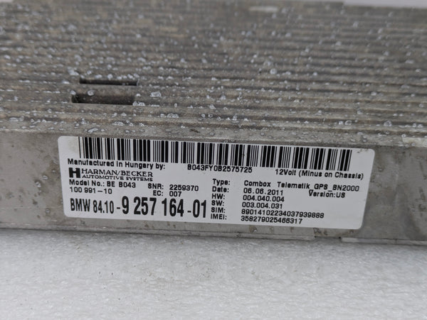 BMW E82 E88 135i 128i LCI Bluetooth Telematics Control Module 9257164