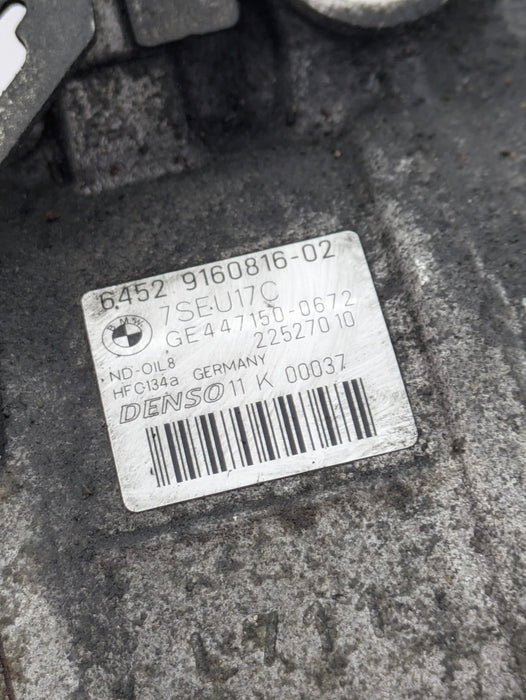 BMW E60 E61 M5 E63 E64 M6 Air Conditioning/AC Compressor 9160816/6932266