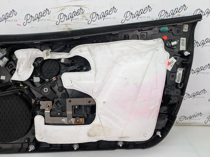 Chevrolet C7 Corvette Stingray Z51 Left/Driver Side Jet Black Leather Door Panel Card