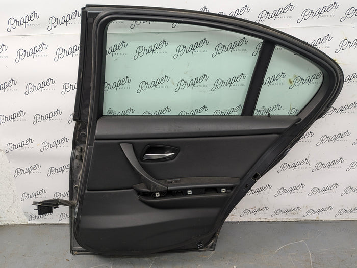 BMW E90 325xi 335xi 330xi 328xi 323i M3 Right/Passenger Side Rear Door Sparkling Graphite Metallic (A22)