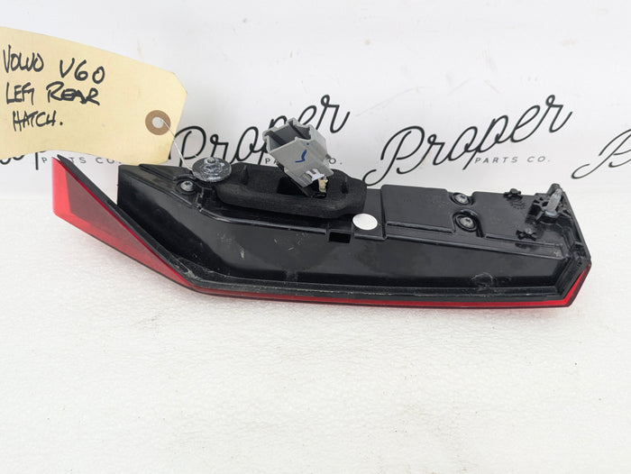 2021 Volvo V60 T6 R-Design Rear Left/Driver Side Inner Hatch Tail Light 31468186