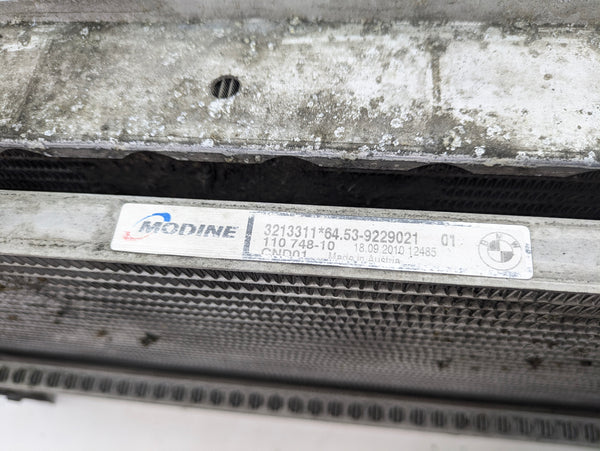 BMW E93 E92 E90 335is 335xi 335i N55 N54 DCT/Auto Transmission Radiator/AC Condenser 9229021/17117788903 *DAMAGED*
