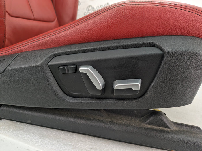 BMW F22 228xi M235xi 230xi M240xi M Sport Coral Red Dakota Leather Interior Seat & Door Panel Set *NOTE*