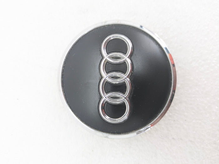 Audi 8V RS3 Black & Chrome Wheel Rim Center Caps 8W0601170