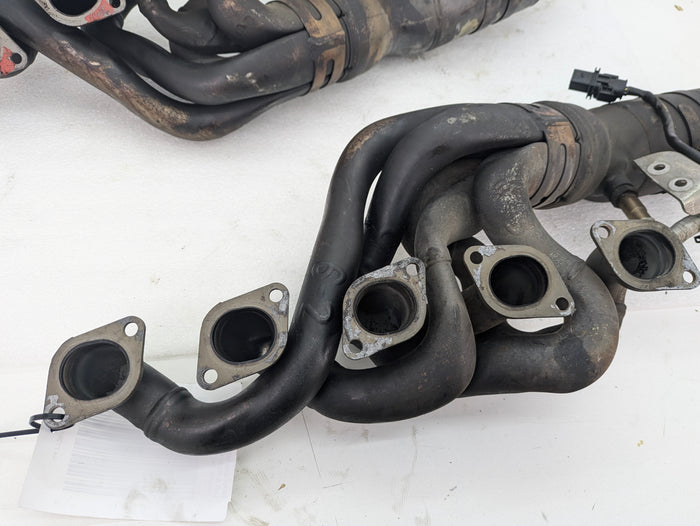 BMW E60 E61 M5 E63 E64 M6 S85 Exhaust Manifold Headers Left & Right Catalytic Converter Set 7836402/7836403