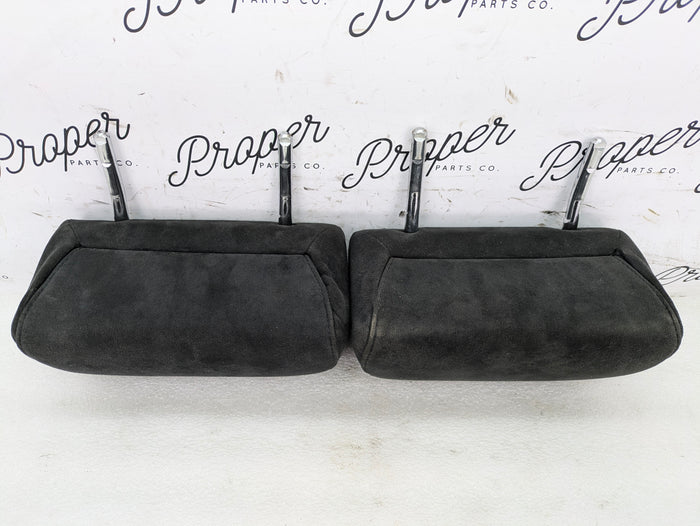 BMW E46 330i 328i 325i 323i ZHP M Sport Sedan Rear Split Folding Seats Complete Set Alcantara Cloth Laser