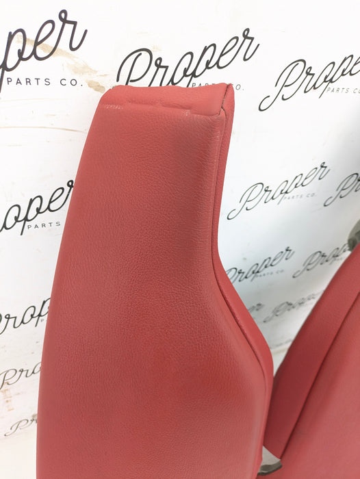BMW F22 228xi M235xi 230xi M240xi Coral Red Dakota Leather Rear Seats Set