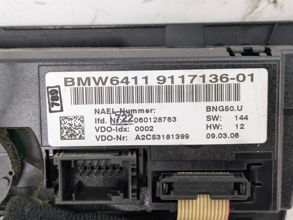 BMW E90 E91 E92 E93 325xi 335xi 330xi 328xi 323i Climate Control HVAC Buttons & Heated Seat Buttons 9117136/6966405