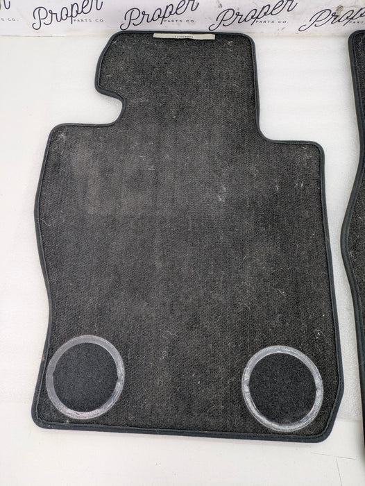 BMW F22 F23 228xi M235xi 230xi M240xi AWD Carpet/Summer Black Floor Mat Set 51477336076