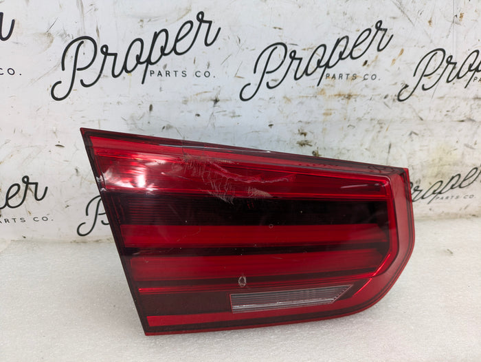 BMW F30 F31 F80 340xi 330i 328i 328d 320i M3 LCI Left/Driver Side Rear Inner Trunk LED Tail Light 7369121 *DAMAGED*
