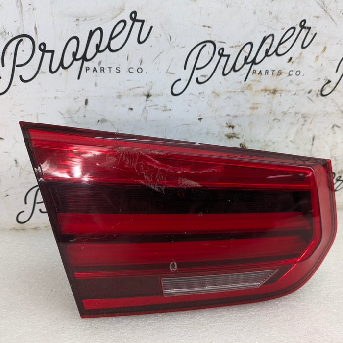 BMW F30 F31 F80 340xi 330i 328i 328d 320i M3 LCI Left/Driver Side Rear Inner Trunk LED Tail Light 7369121 *DAMAGED*