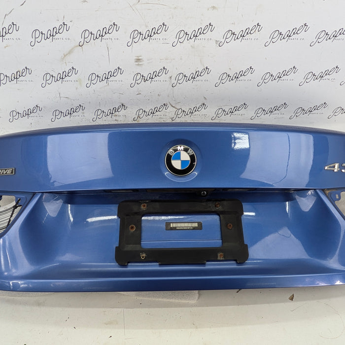 BMW F32 435xi 440xi 430xi 428xi Trunk Lid W/Camera & Wiring Harness Estoril Blue (B45) 41007381193