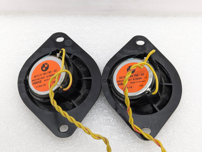 BMW F36 435xi 440xi 428xi 430xi Rear Left/Right Parcel Shelf Harman Kardon Audio Tweeter Pair 9184795