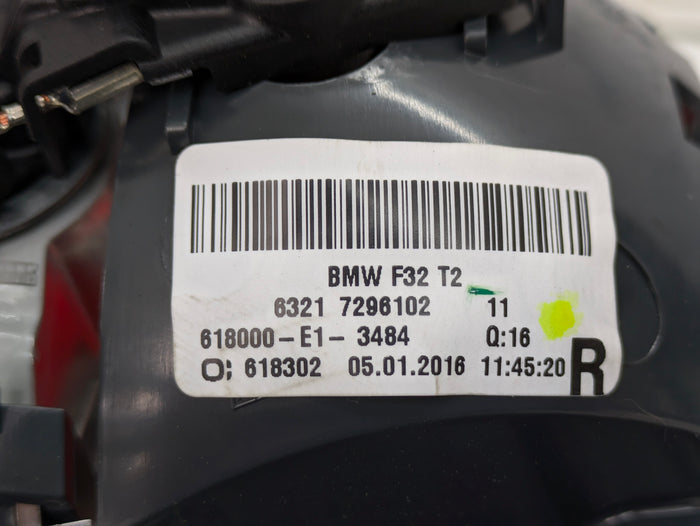 BMW F36 F33 F32 435xi 428i 440i 428i Pre-LCI Right/Passenger Side Inner Tail Light 7296102