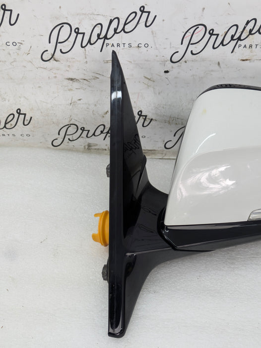 BMW F36 F32 F33 440xi 435xi 428xi 430xi M Sport Left/Driver Side View Mirror W/Blind Spot Alpine White (300)