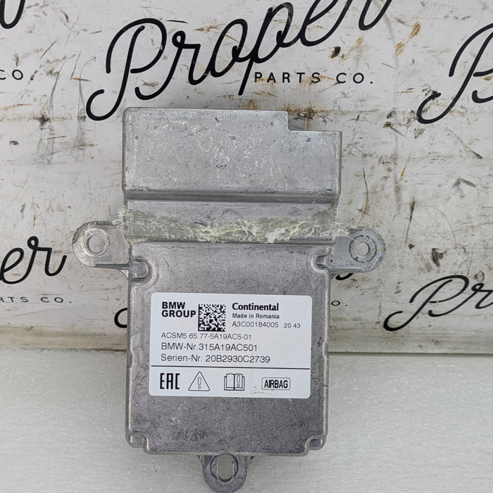 BMW G22 430ix Airbag SRS Control Unit Module 5A19AC5 *DAMAGED*