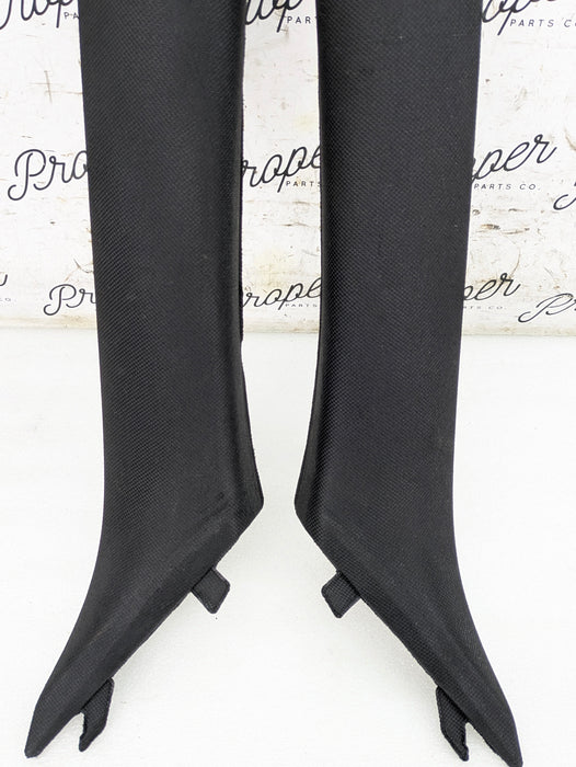 BMW F32 F36 F82 435xi 440xi 430xi 428xi M4 Driver/Passenger Black A Pillar Trim Cover Set 7276888/7276887