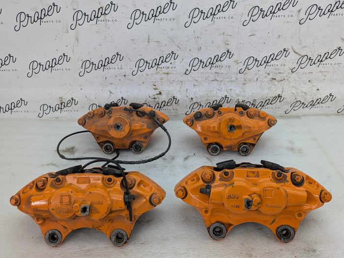 BMW F30 F31 F32 F33 F36 340 440 435 335 M sport Orange Brembo Brake Caliper Set Front & Rear
