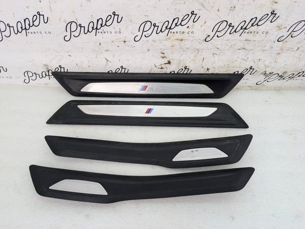 BMW F30 F31 335xi 340xi 328xi 330xi 320i M Sport Front/Rear Left/Right Door Sill Trim Set 8051037/8054233/8054234 *DAMAGED*