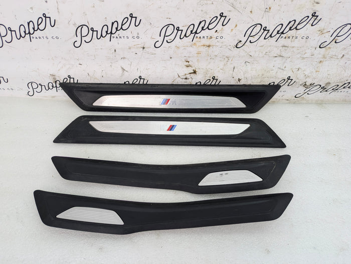 BMW F30 F31 335xi 340xi 328xi 330xi 320i M Sport Front/Rear Left/Right Door Sill Trim Set 8051037/8054233/8054234 *DAMAGED*