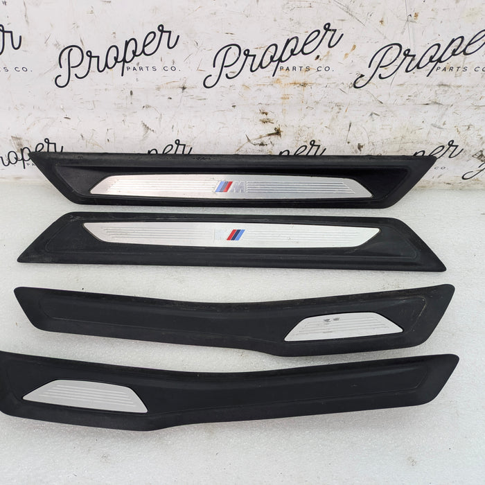BMW F30 F31 335xi 340xi 328xi 330xi 320i M Sport Front/Rear Left/Right Door Sill Trim Set 8051037/8054233/8054234 *DAMAGED*