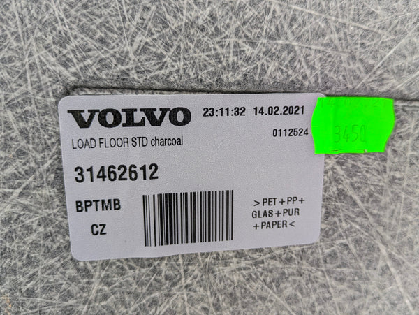 2021 Volvo V60 T6 R-Design Trunk Floor Spare Tire Compartment Cover Panel 31462612