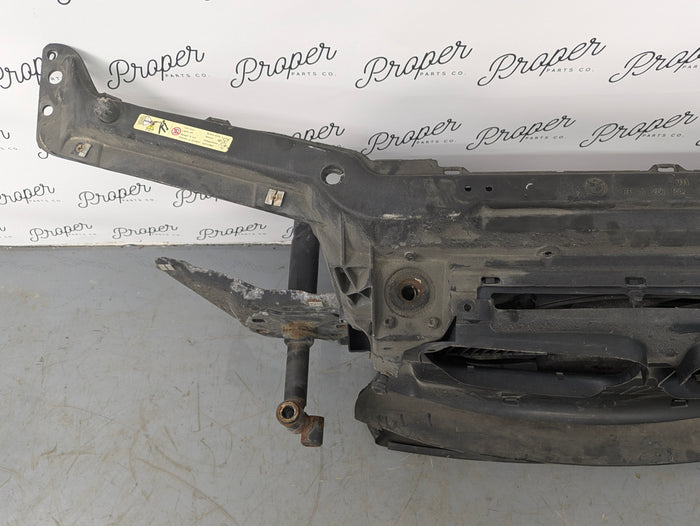 E46 330Ci 328Ci 323Ci 325Ci Front Radiator Support Shroud Panel & Air Conditioning A/C Pusher Fan 51717111691  *Damage*