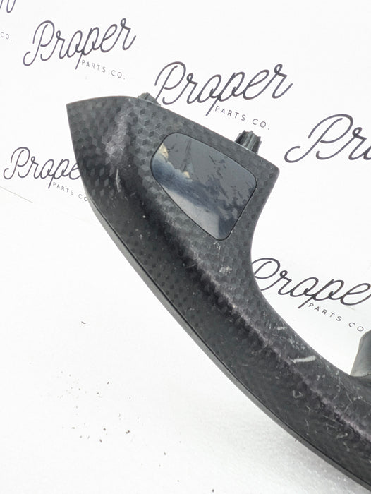 BMW E46 M3 330Ci 325Ci ZHP M Sport Coupe/Convertible Black Cube Door Handle Armrest Trim Set 51417904069/51417904070 *Damaged*