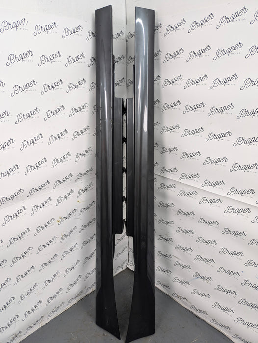 BMW F22 F23 228xi M235xi 230xi M240xi Left/Right Side Skirts Mineral Grey (B39) 8051947/8051948 *DAMAGED*