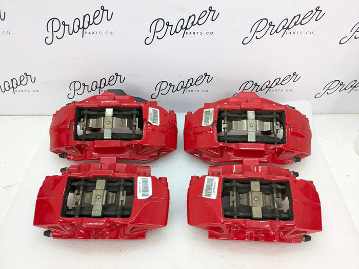 Chevrolet C7 Corvette Stingray Front & Rear Brembo Brake Calipers Set Red 20C79021/20C79022/20B95348/20B95347 *NOTE*