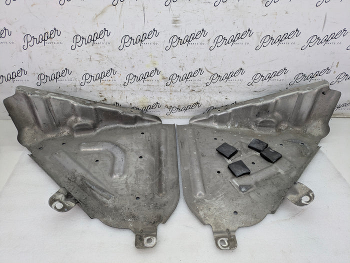 Chevrolet C7 Corvette Stingray Z51 Left & Right Side Fuel Gas Tank Shield Pair Set