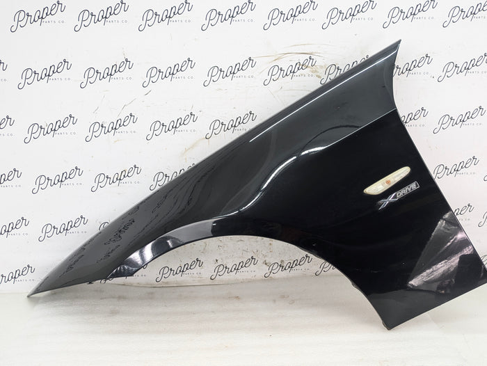 BMW E90 E91 335xi 330xi 328xi 325xi 323i Left/Driver Side Fender Black Sapphire Metallic (475) *DAMAGED*