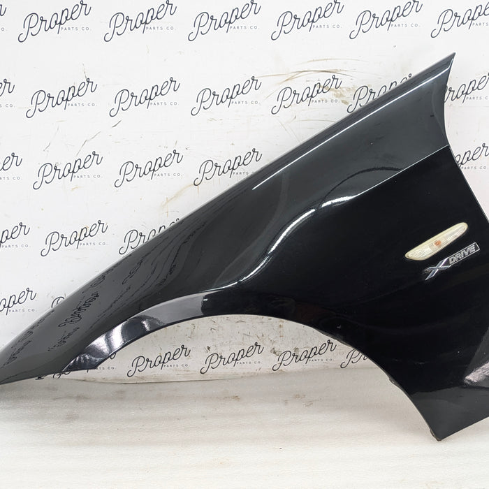 BMW E90 E91 335xi 330xi 328xi 325xi 323i Left/Driver Side Fender Black Sapphire Metallic (475) *DAMAGED*