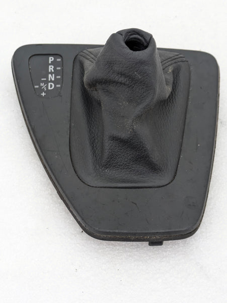 BMW E90 E91 E92 E93 335xi 328xi Auto Shift Boot Cover Trim Black 7155643 *Damaged*