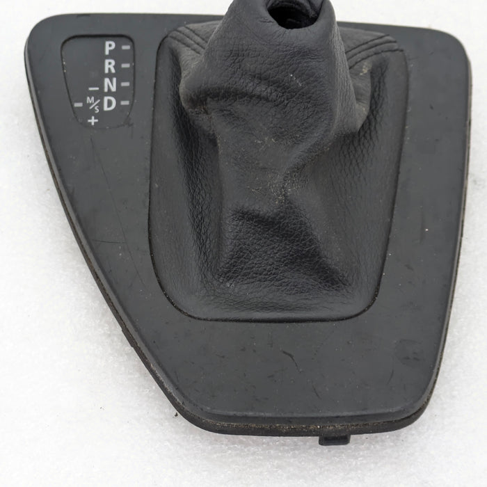 BMW E90 E91 E92 E93 335xi 328xi Auto Shift Boot Cover Trim Black 7155643 *Damaged*