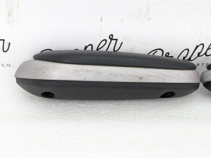 BMW E46 M3 330ci 328ci 325ci 323ci Coupe/Convertible Rear Panel Armrest Brushed Aluminum Trim Set 8241211/8241212