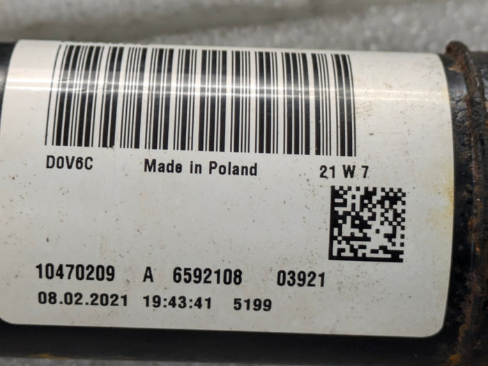 2021 Volvo V60 T6 R-Design Automatic Rear Drive Shaft/Prop Shaft 32249776