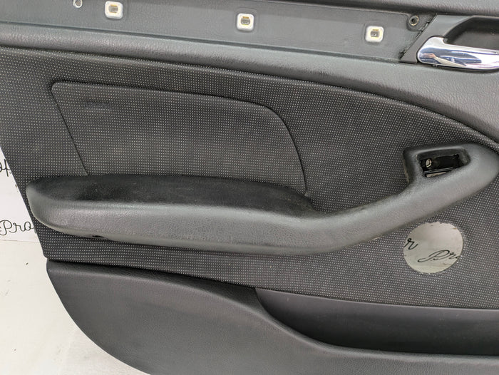 BMW E46 330i 328i 325i 323i ZHP M Sport Sedan Wagon Front & Rear Door Card Panel Set Laser Cloth Alcantara