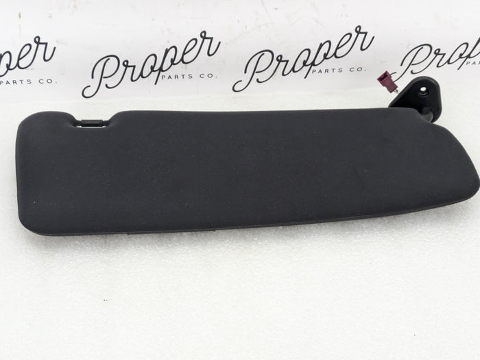 BMW E46 M3 3 Series M Sport/ZHP Coupe/Sedan/Wagon Left Side Black Cloth Sunvisor 51162699047