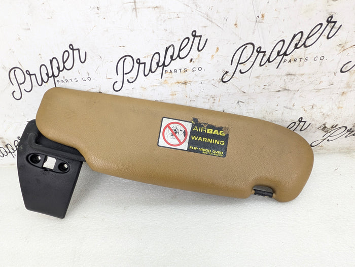 Porsche 996.2 911 Carrera 4 Cabriolet Convertible Left/Driver Side Sun Visor Savanna Beige 99656160700 *DAMAGED*