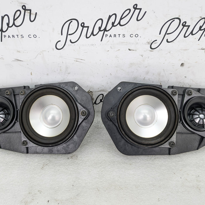 BMW E61 530xi 525xi 550i Wagon Logic 7 Door Loudspeaker Set 6934424/6934423