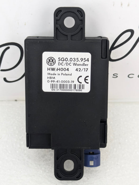 2016-2018 Audi 8U Q3 USB Power Voltage Converter Control Module 5G0035954