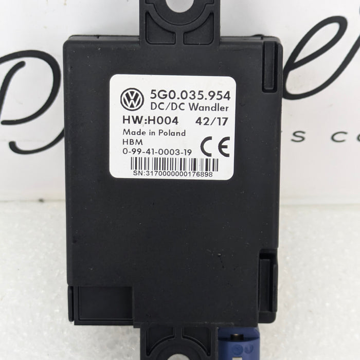 2016-2018 Audi 8U Q3 USB Power Voltage Converter Control Module 5G0035954