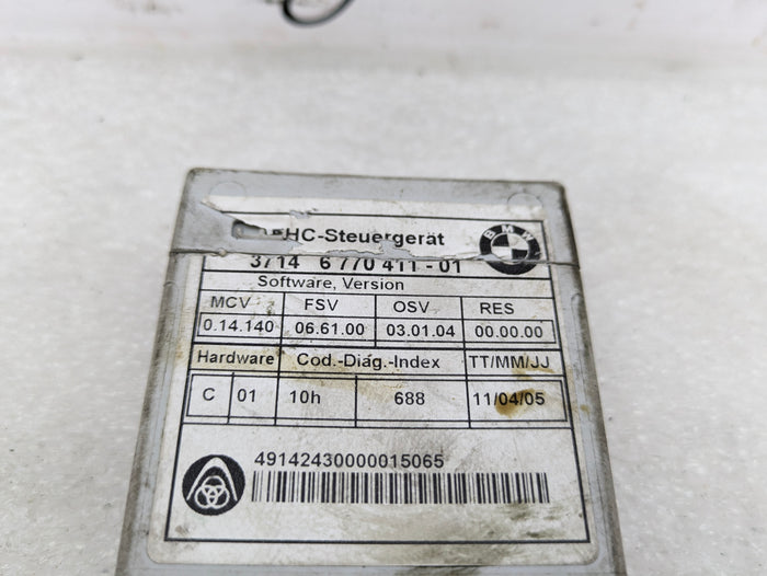 BMW E61 M5 530xi 525xi 545i 550i Air Suspension Supply Control EHC Module 6770411